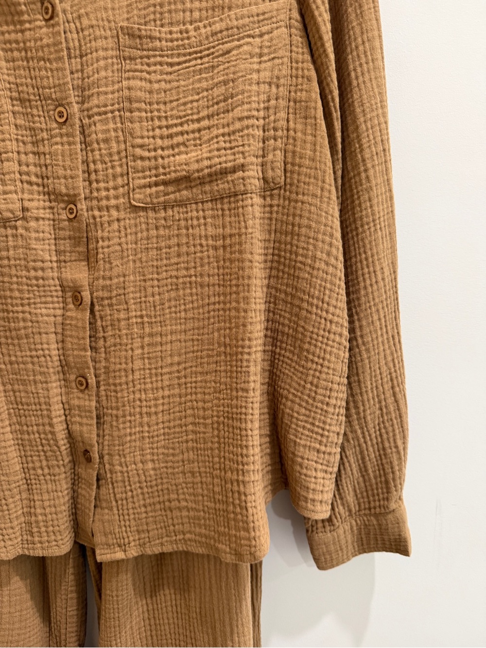 ZSupply Waffle Brown Two-Piece Set - Picture 3 of 5